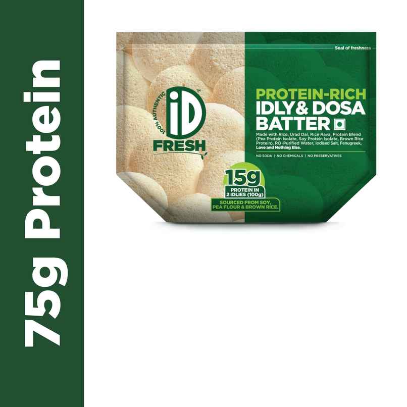 iD Fresh Protein-Rich | 75g Protein | Idly & Dosa Batter 500.0 GRAM