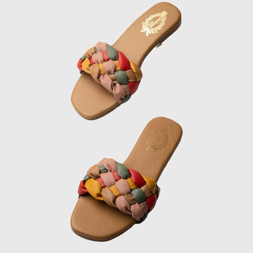 Shoetopia Women Tan Flats | UK 4 Shoetopia Women Tan Flats | UK 4