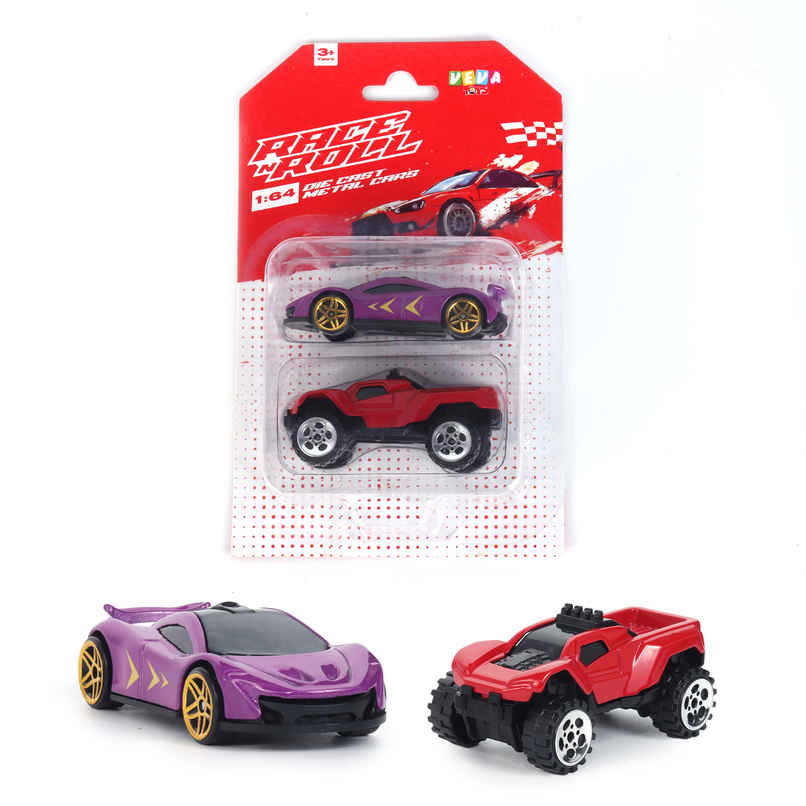 Race N Roll 1:64 Metal Die Cast Car - Mc.tr | Pack of 2