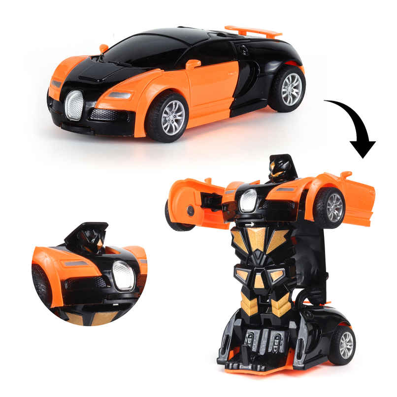 Race N Roll Deforming Friction Car Bug Orange Race N Roll Deforming Friction Car Bug Orange