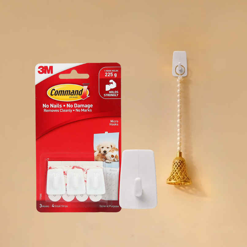 Command Micro Hooks | White Command Micro Hooks | White