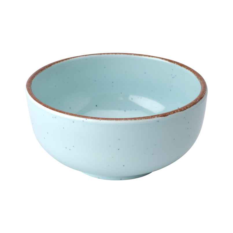 BAY6 Minto Series Round Melamine Serving Bowl -5.5"-Blue Speckle -Set of 2 BAY6 Minto Series Round Melamine Serving Bowl -5.5"-Blue Speckle -Set of 2