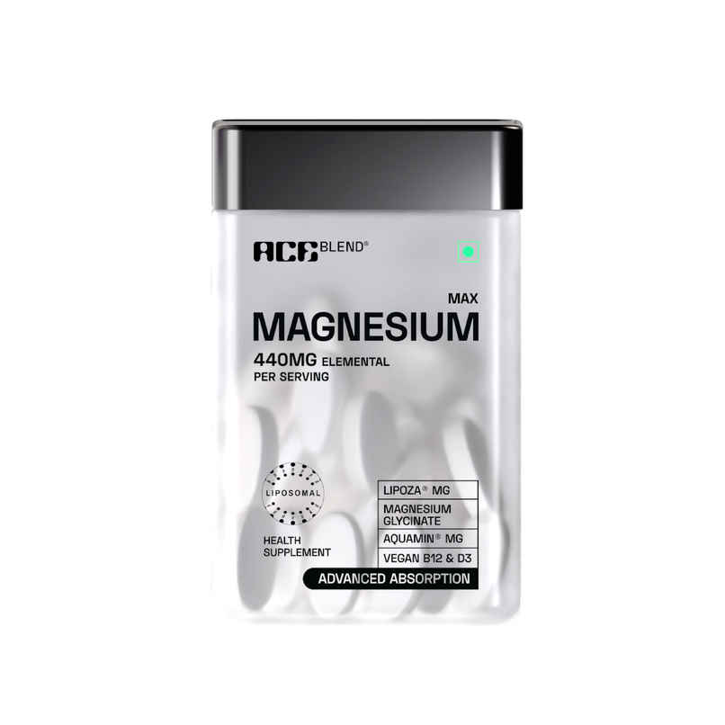 Ace Blend Max Magnesium Tablets 440mg | Magnesium Glycinate - Liposomal Lipoza - Aquamin Ace Blend Max Magnesium Tablets 440mg | Magnesium Glycinate - Liposomal Lipoza - Aquamin
