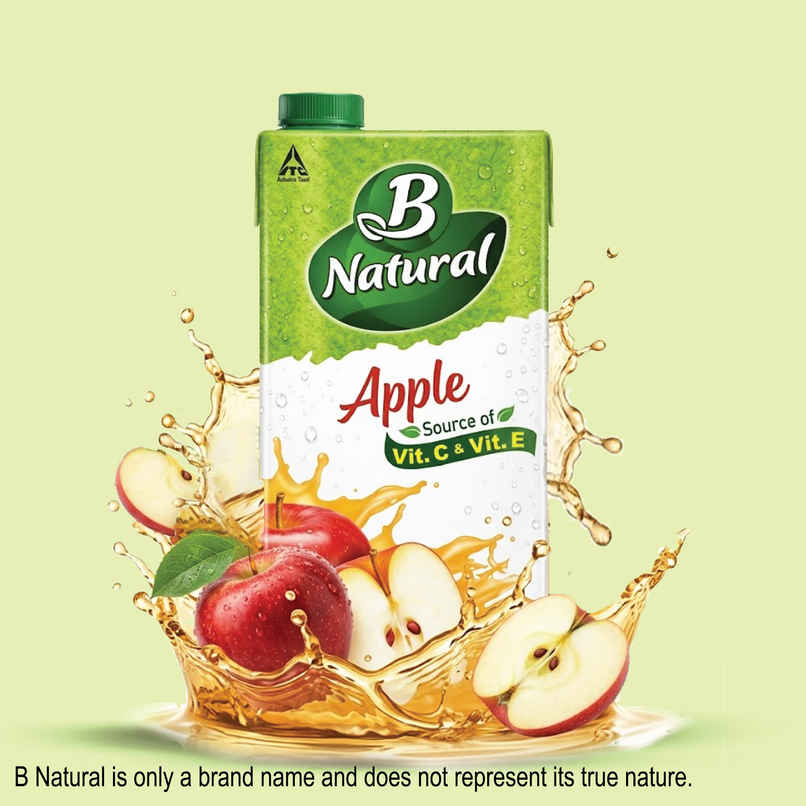 B Natural Apple Juice, Vitamin C & E