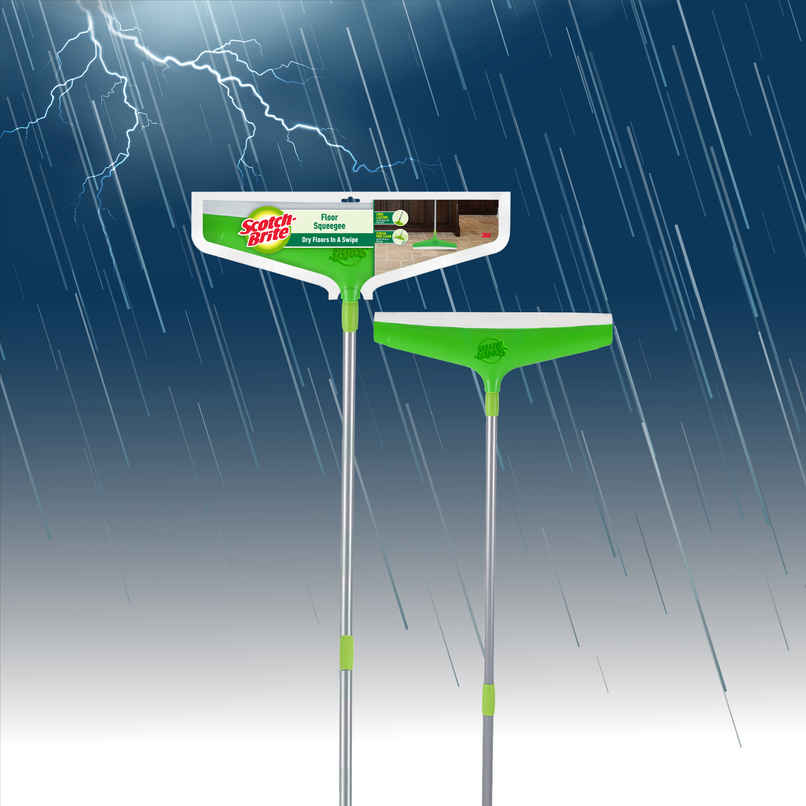 Scotch-Brite Telescopic Floor Squeegee Wiper Scotch-Brite Telescopic Floor Squeegee Wiper