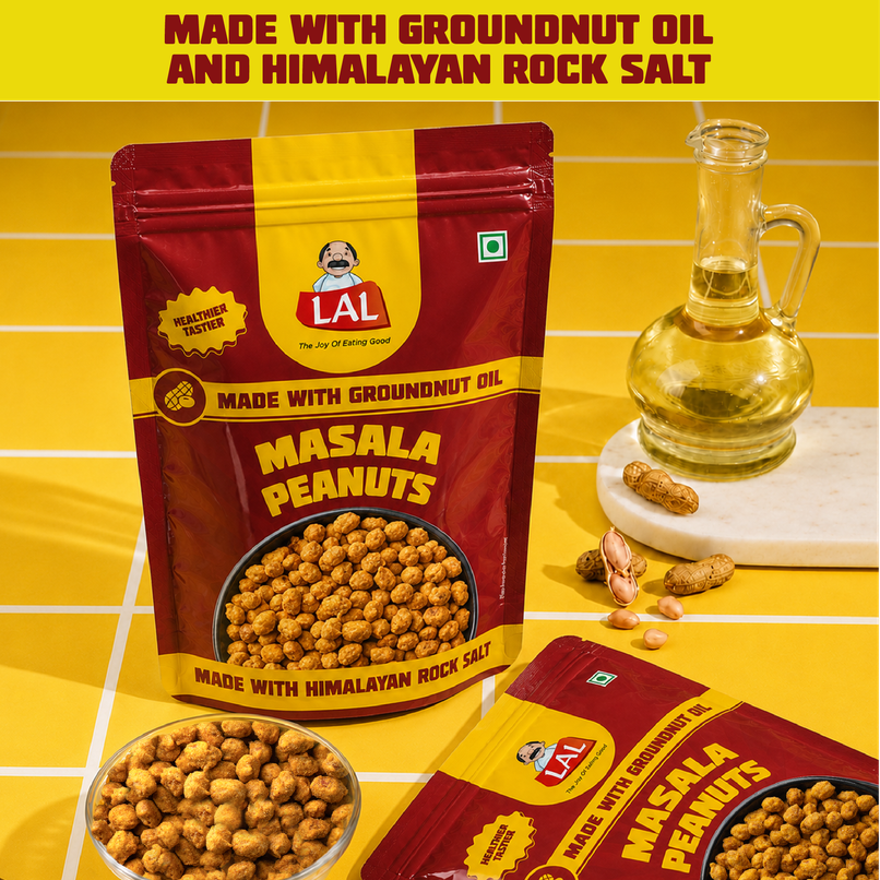 Lal Masala Peanuts (Refined Groundnut Oil) Lal Masala Peanuts (Refined Groundnut Oil)
