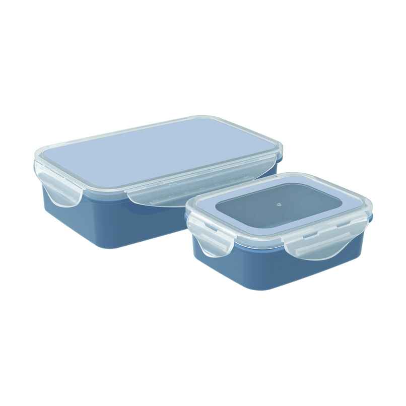 All Time Lock & Safe Storage Container Set Of 2, ( 800 ml X 1, 180 ml X 1 ) (Colour May Vary) All Time Lock & Safe Storage Container Set Of 2, ( 800 ml X 1, 180 ml X 1 ) (Colour May Vary)