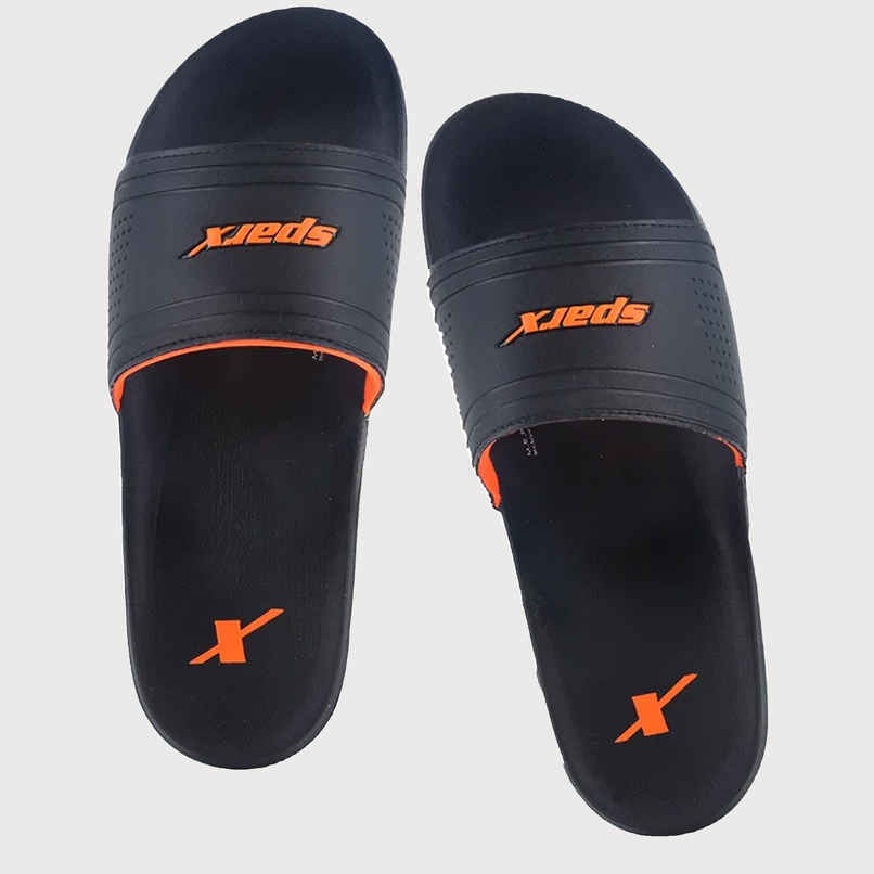 Sparx Slides Sfg-144 Black For Men Size-7