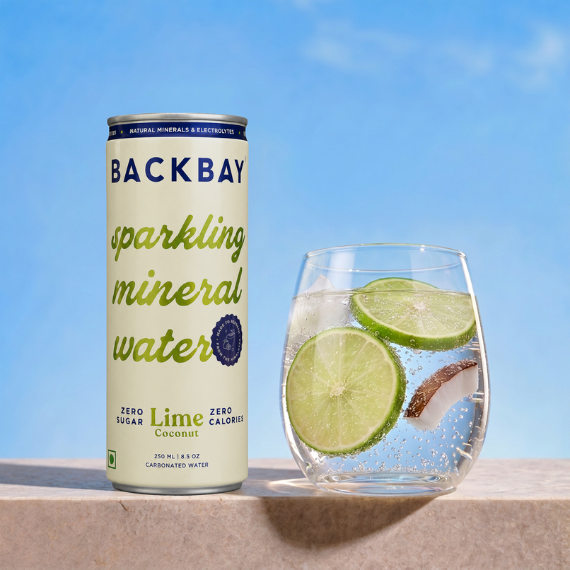 Backbay Lime Coconut Sparkling Mineral Water Backbay Lime Coconut Sparkling Mineral Water