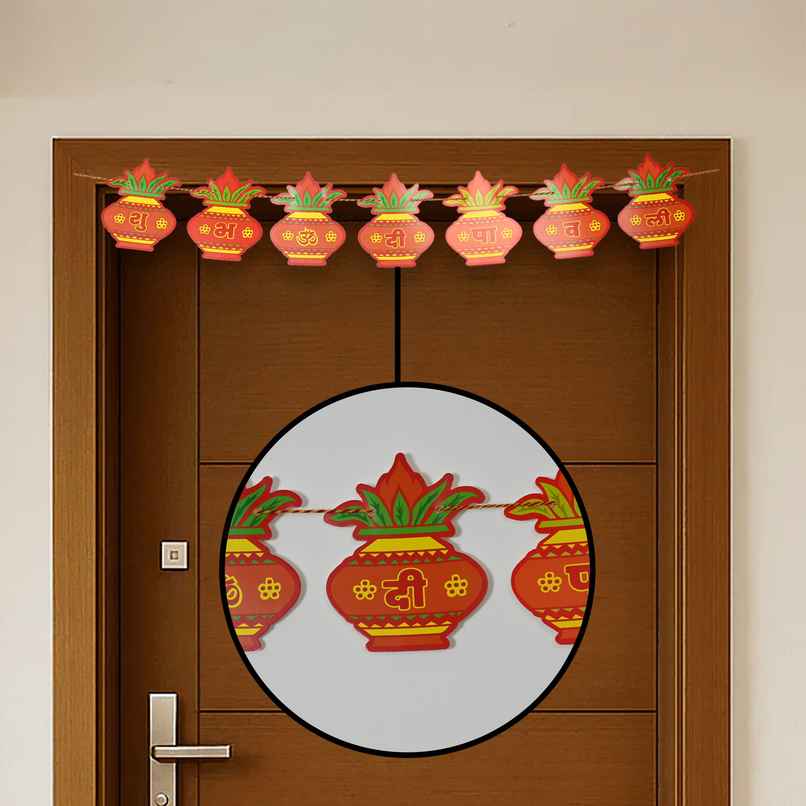 Kalash Paper Toran | Multicolour | Mad Over Print Kalash Paper Toran | Multicolour | Mad Over Print