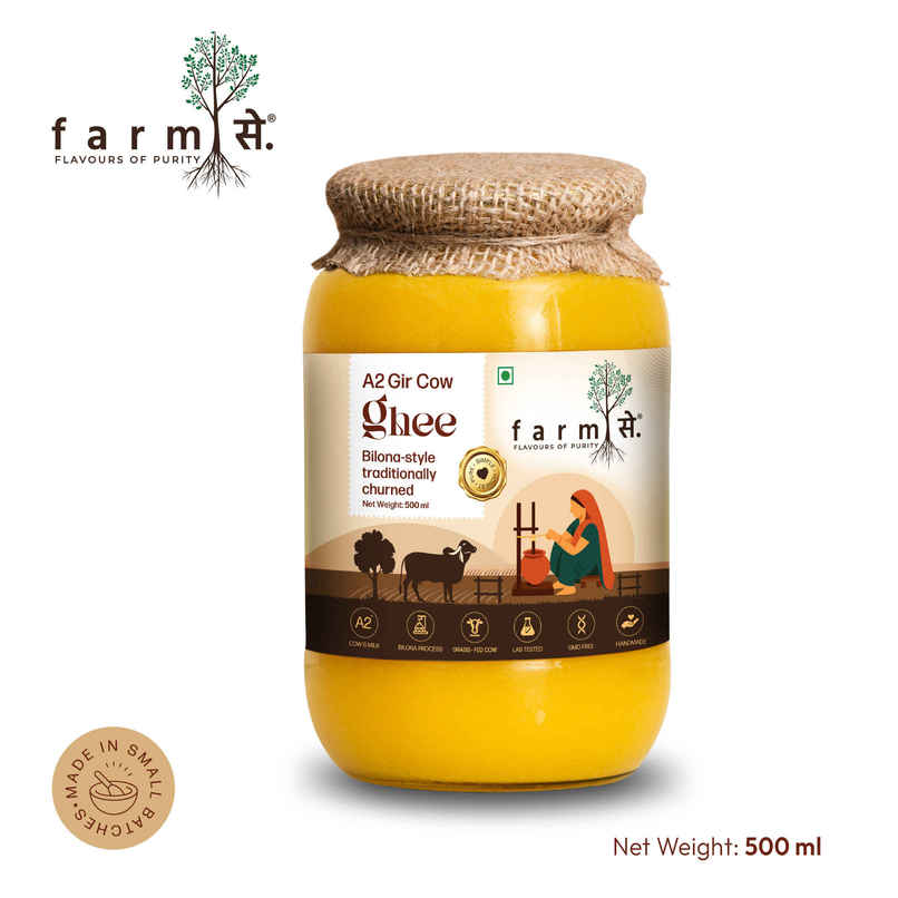 Farmse A2 Gir Cow Ghee | Bilona Method
