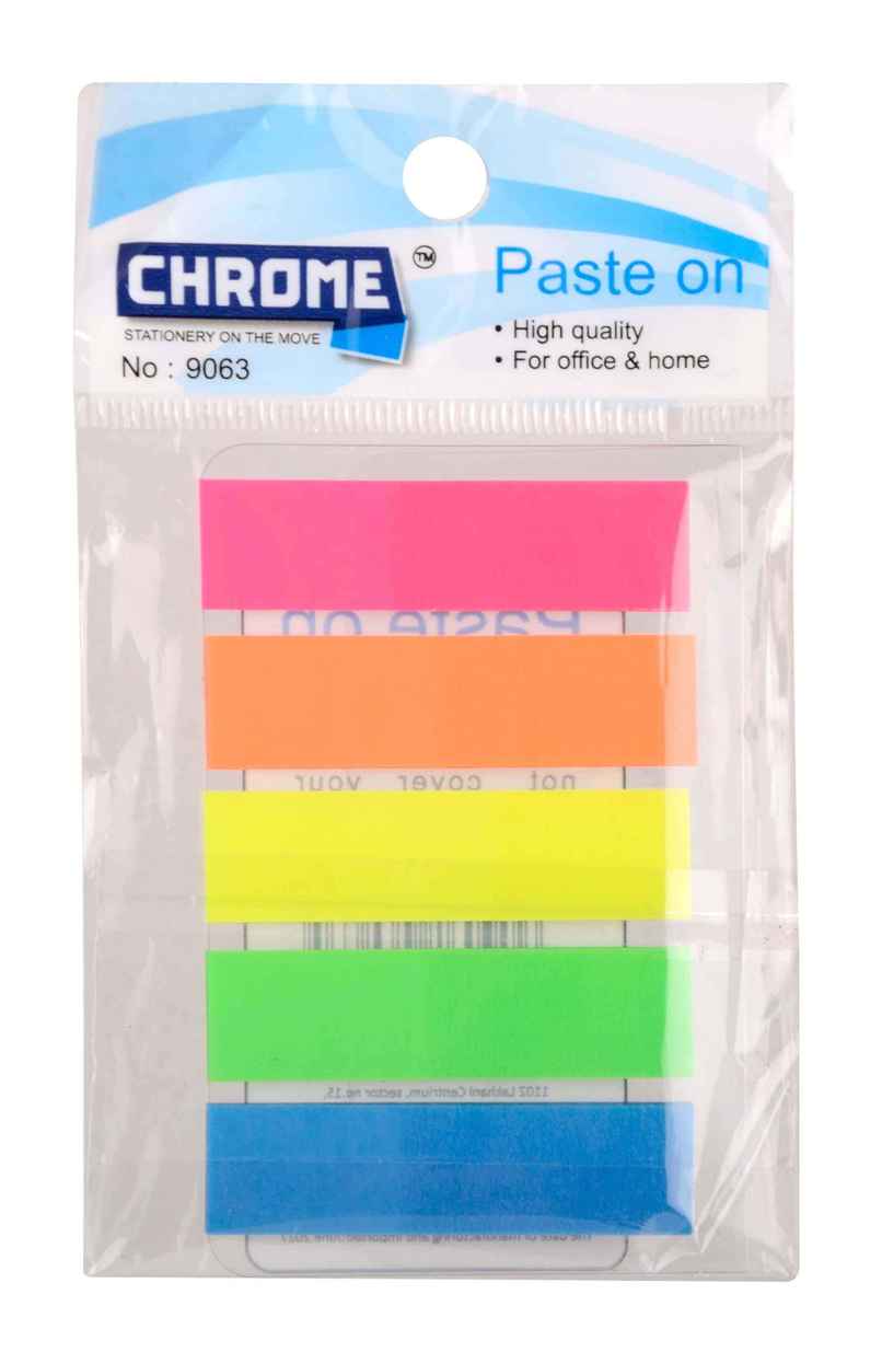 Chrome Neon Flags Sticky Notes 5 Colors Chrome Neon Flags Sticky Notes 5 Colors