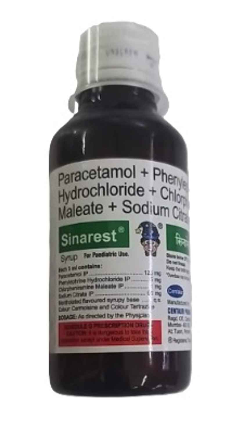 Sinarest Delicious Rose Flavour Syrup 