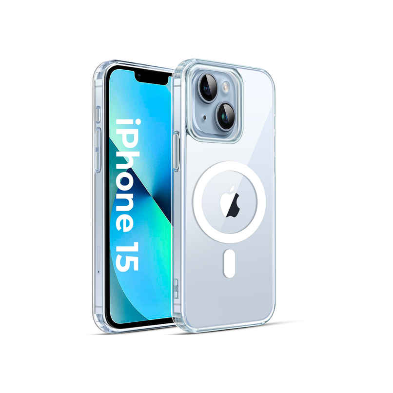 Artistque Case for Iphone 15 Back Cover - Transparent Clear Magsafe