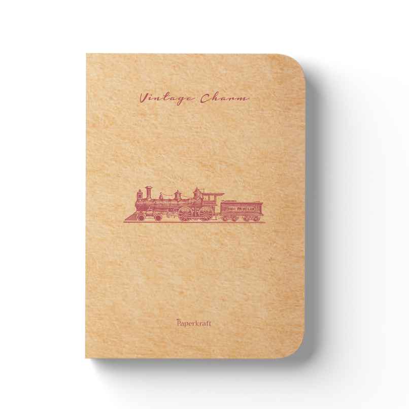 Paperkraft | Vintage Series Brown Kraft | Automotive | 210x 148 |176 Pages |unruled