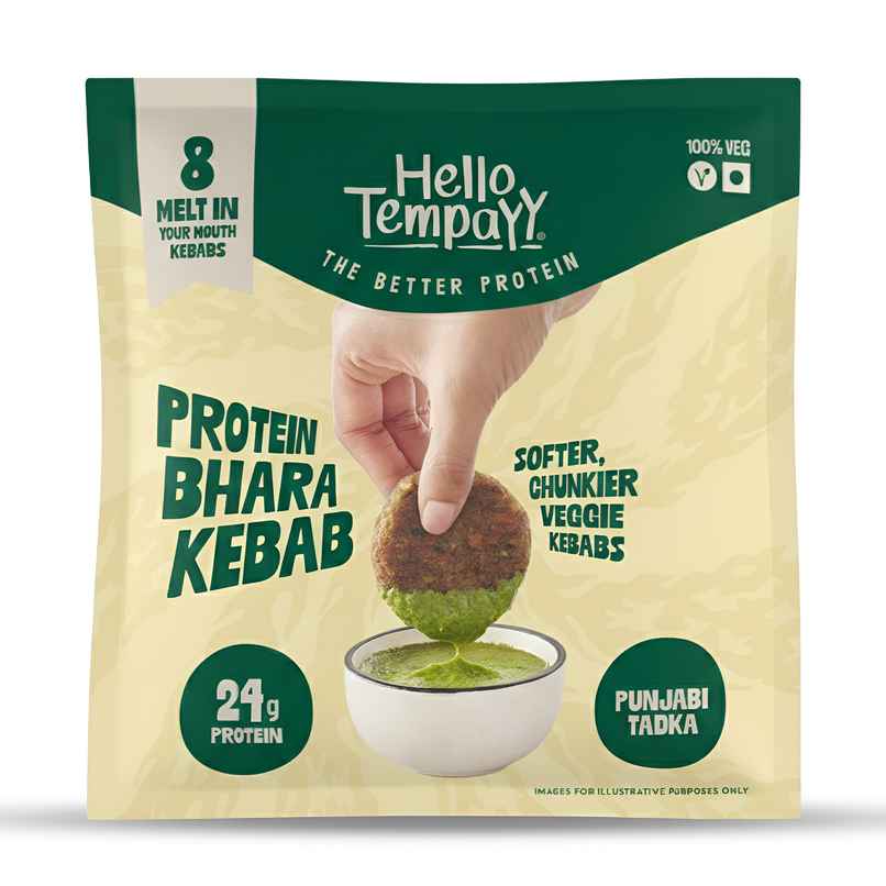Hello Tempayy Veg Protein Bhara Kebab