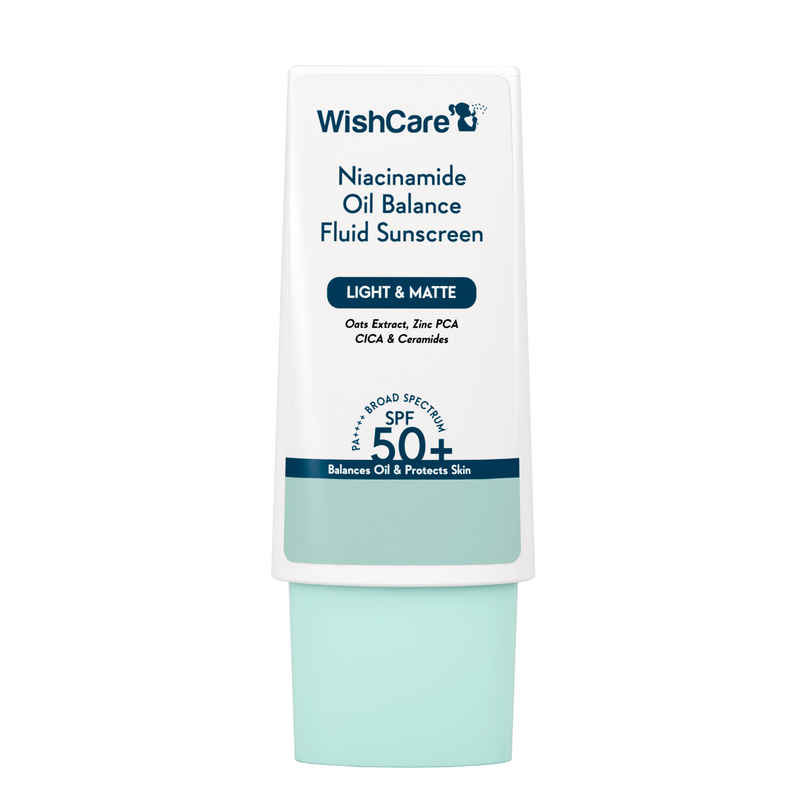Wishcare Niacinamide Oil-Balance Sunscreen SPF50+ PA++++ In-Vivo Tested Light & Matt Oily Skin