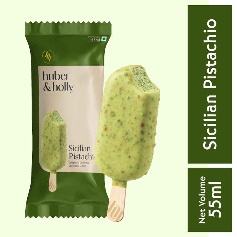 Huber & Holly Sicilian Pistachio Ice Cream Stick Huber & Holly Sicilian Pistachio Ice Cream Stick