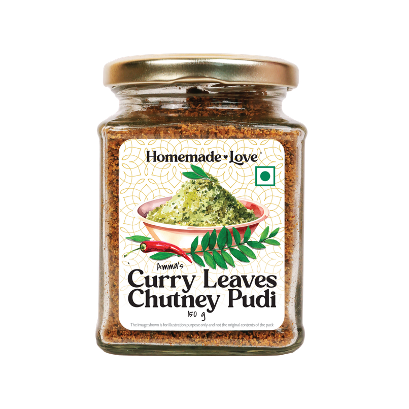Homemade Love- Curry leaves Chutney Pudi Homemade Love- Curry leaves Chutney Pudi