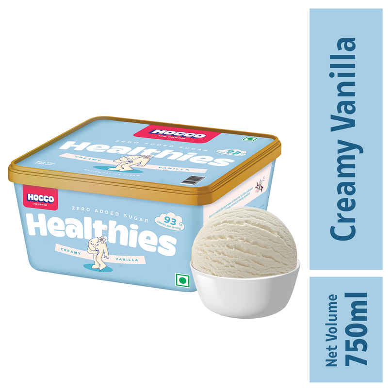 Hocco Healthies Creamy Vanilla Ice Cream Tub Hocco Healthies Creamy Vanilla Ice Cream Tub