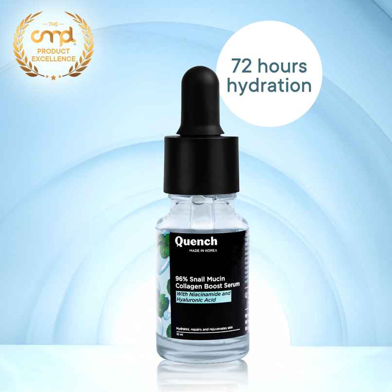 Quench Botanics 96% Snail Mucin Collagen Boost Serum Quench Botanics 96% Snail Mucin Collagen Boost Serum
