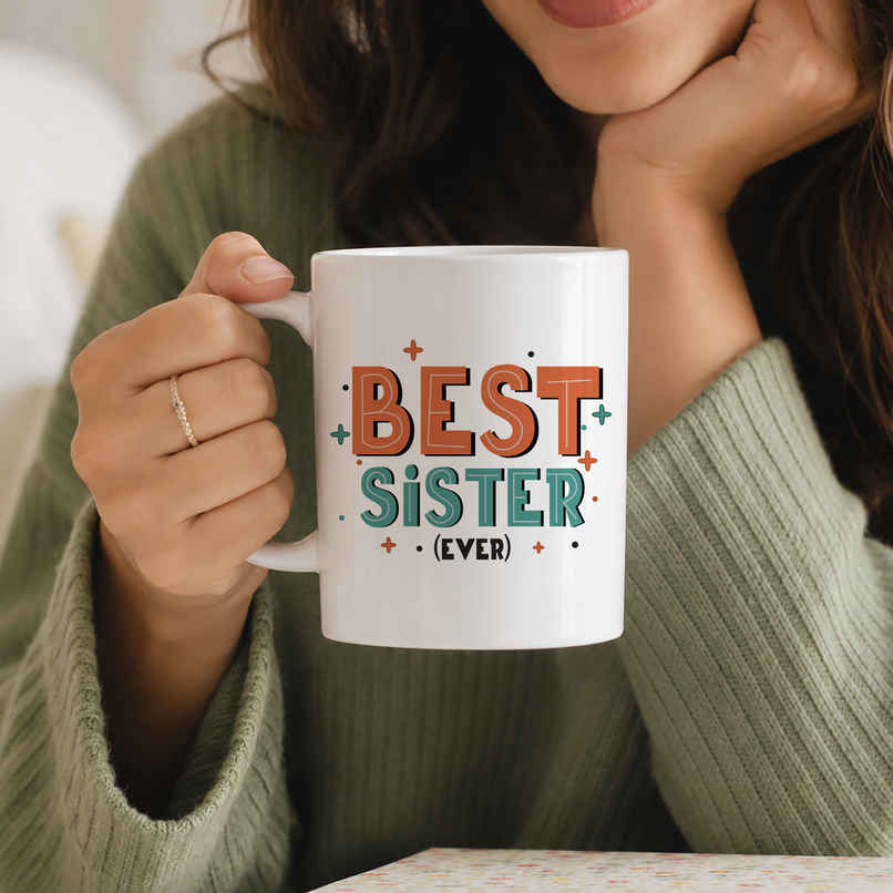 Oye Happy Best Sister Ever Mug