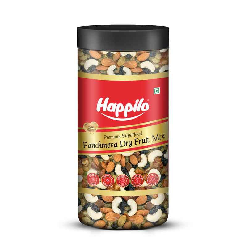 Happilo Classic Panchmewa Dry Fruit Mix Jar 