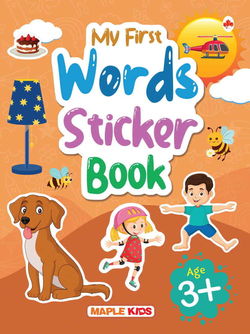 My First Sticker Book | Words | Activity Book for Kids | Stickers for Children | Age 3+ Years