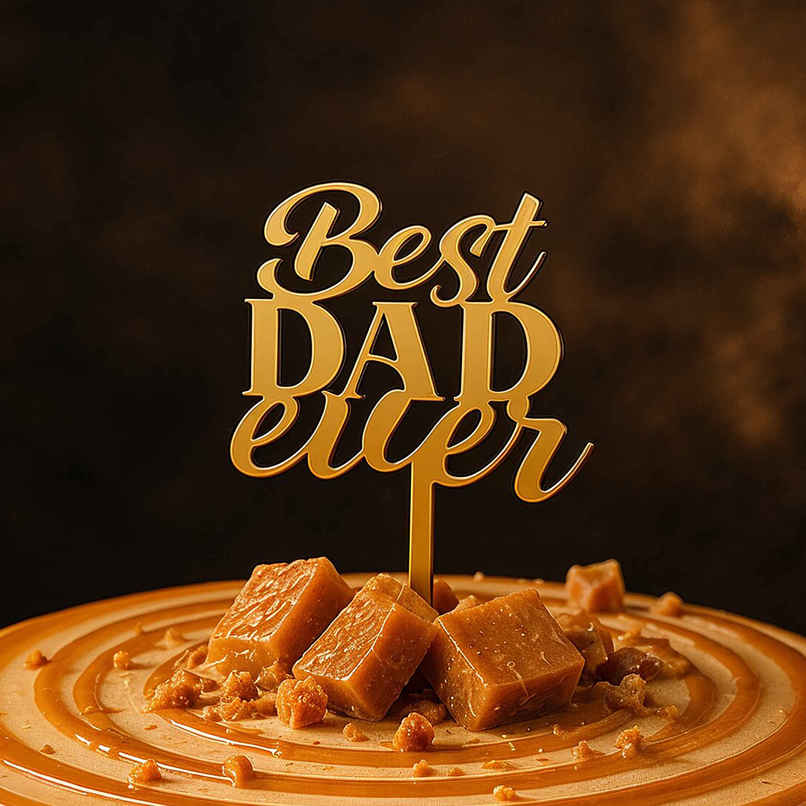 Best Dad Ever Cake Topper | Propcon Best Dad Ever Cake Topper | Propcon
