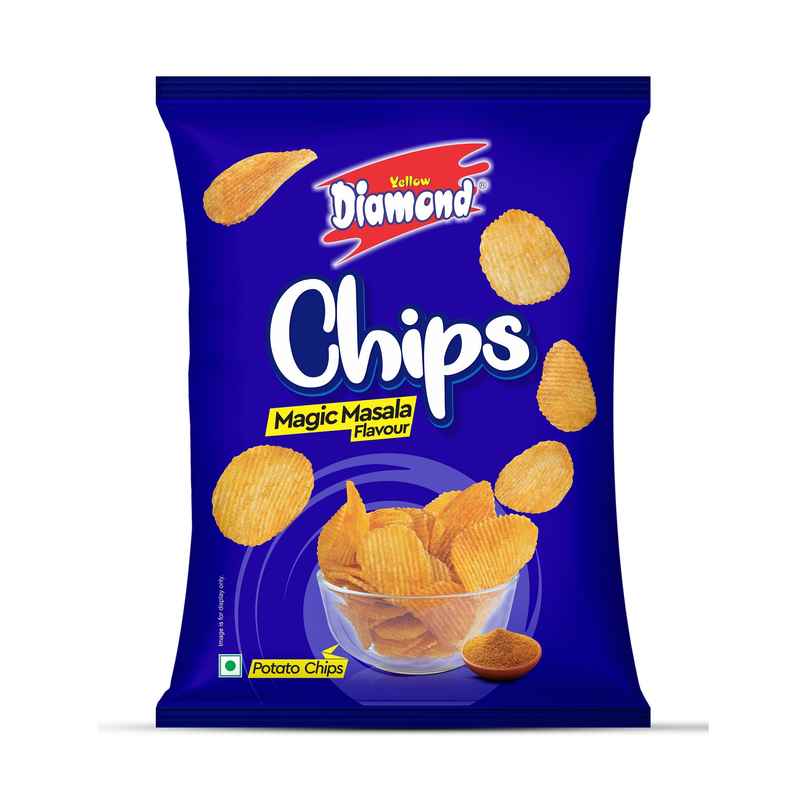 Yellow Diamond Magic Masala Chips | Spicy & Flavourful