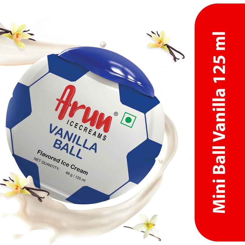 Arun Ice Cream Vanilla Ball Ice Cream Cup