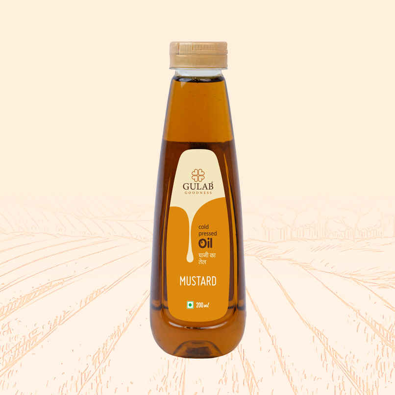 Gulab Premium Cold Pressed Kachi Ghani Mustard/Sarson Oil