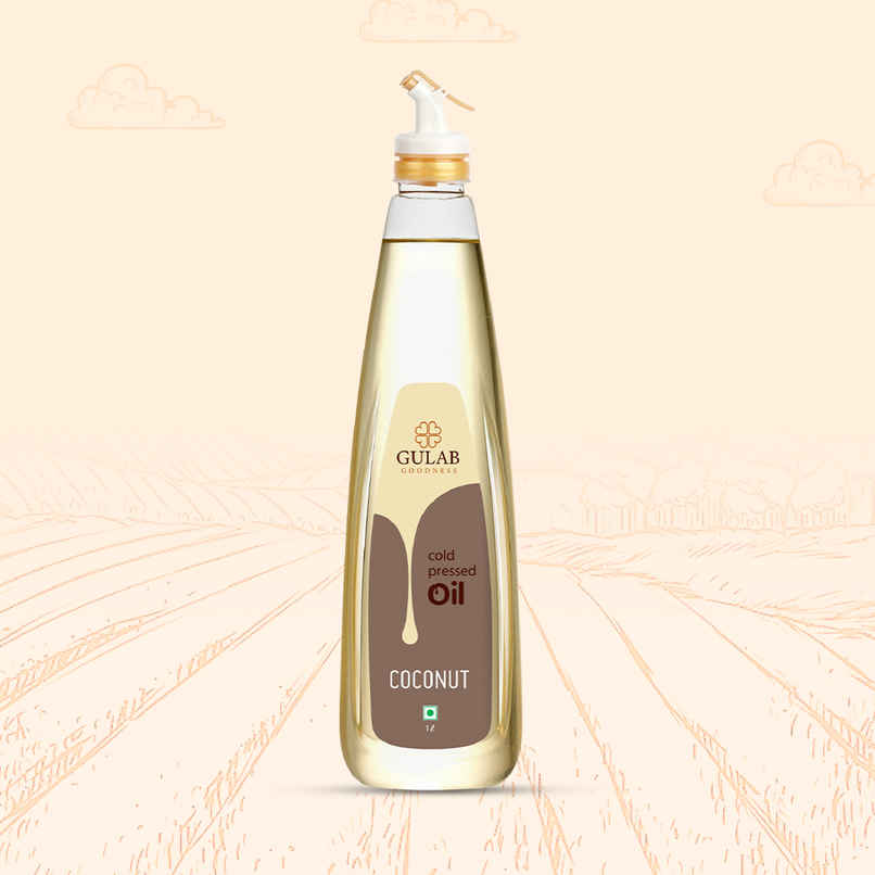 Gulab Coconut Cold Pressed Oil (Nariyal Oil) | Bottle