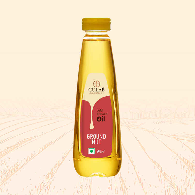 Gulab Cold Pressed Groundnut Oil | Bottle