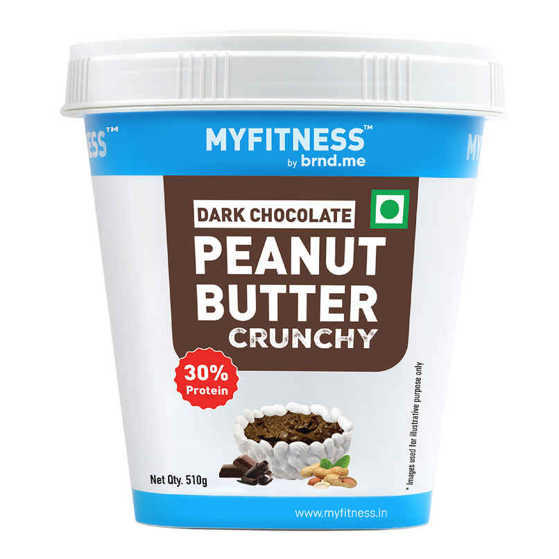MyFitness 30g High Protein Dark Chocolate Crunchy Peanut Butter Spread with Added Whey MyFitness 30g High Protein Dark Chocolate Crunchy Peanut Butter Spread with Added Whey