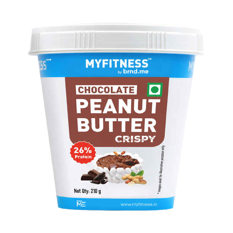 MyFitness Chocolate Peanut Butter Crispy Spread | High Protein MyFitness Chocolate Peanut Butter Crispy Spread | High Protein