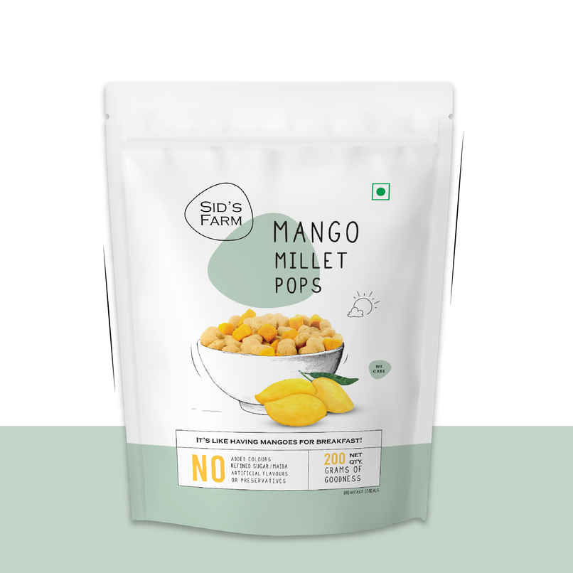 Sid's Farm Foods Mango millet pops | Stand up pouch