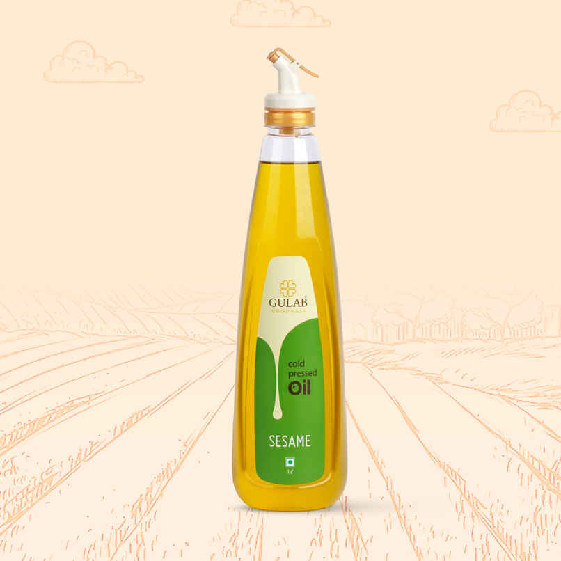 Gulab Sesame ((Til-Gingelly) Cold Pressed Oil | Bottle
