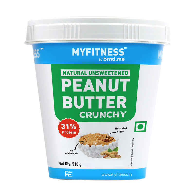 MyFitness All Natural Peanut Butter Crunchy Spread | No Sugar, High Protein MyFitness All Natural Peanut Butter Crunchy Spread | No Sugar, High Protein