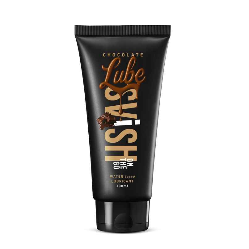 Svish On The Go Water Based Edible Chocolate Lubricant
