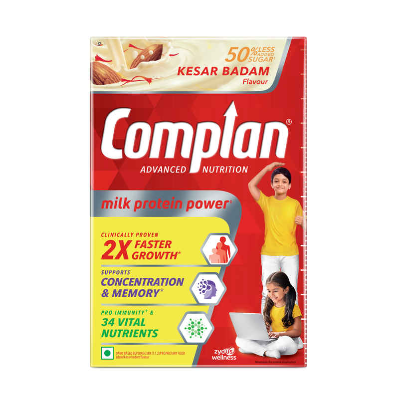 Complan Kesar Badam Drink Mix | For 5+ years Kids Complan Kesar Badam Drink Mix | For 5+ years Kids