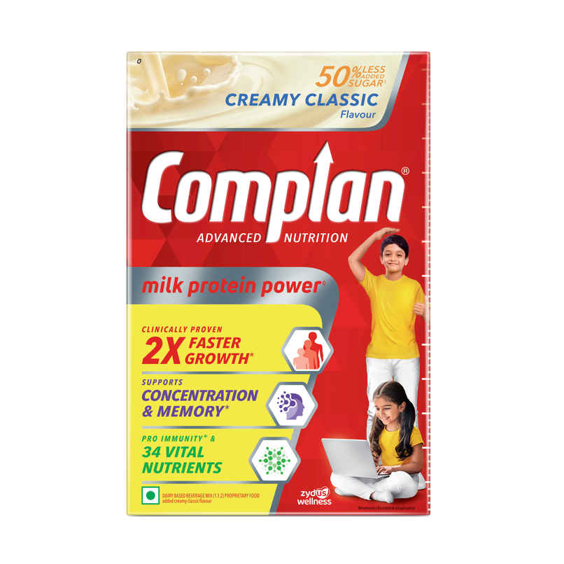 Complan Creamy Classic Flavour Drink Mix | For 5+ years Kids Complan Creamy Classic Flavour Drink Mix | For 5+ years Kids
