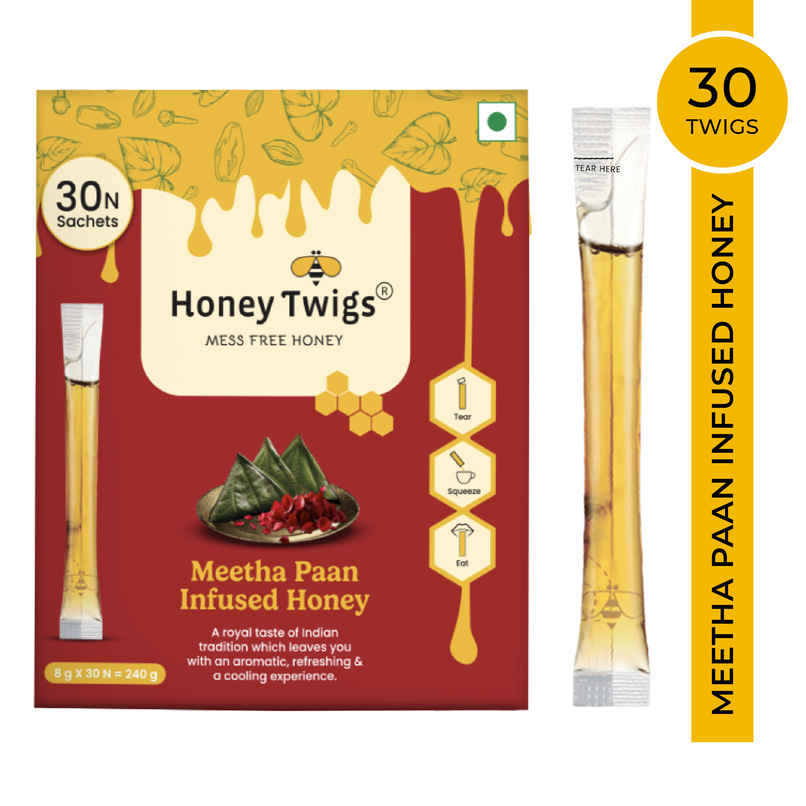 Honey Twigs Meetha Paan Infused Honey 30 Twigs Honey Twigs Meetha Paan Infused Honey 30 Twigs