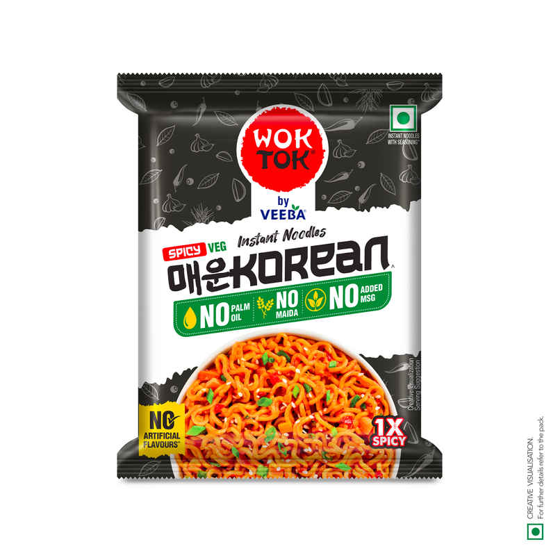Wok Tok by Veeba Korean Instant Noodles | No Maida | No Palm Oil Wok Tok by Veeba Korean Instant Noodles | No Maida | No Palm Oil