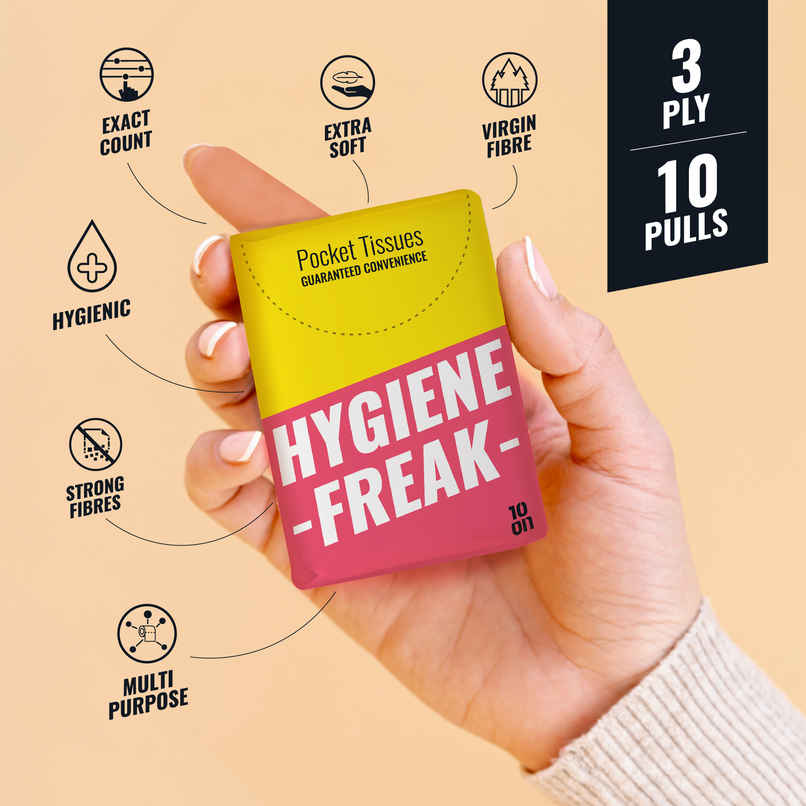 10'ON Tissues Pocket Tissue | Pack of 6 10'ON Tissues Pocket Tissue | Pack of 6