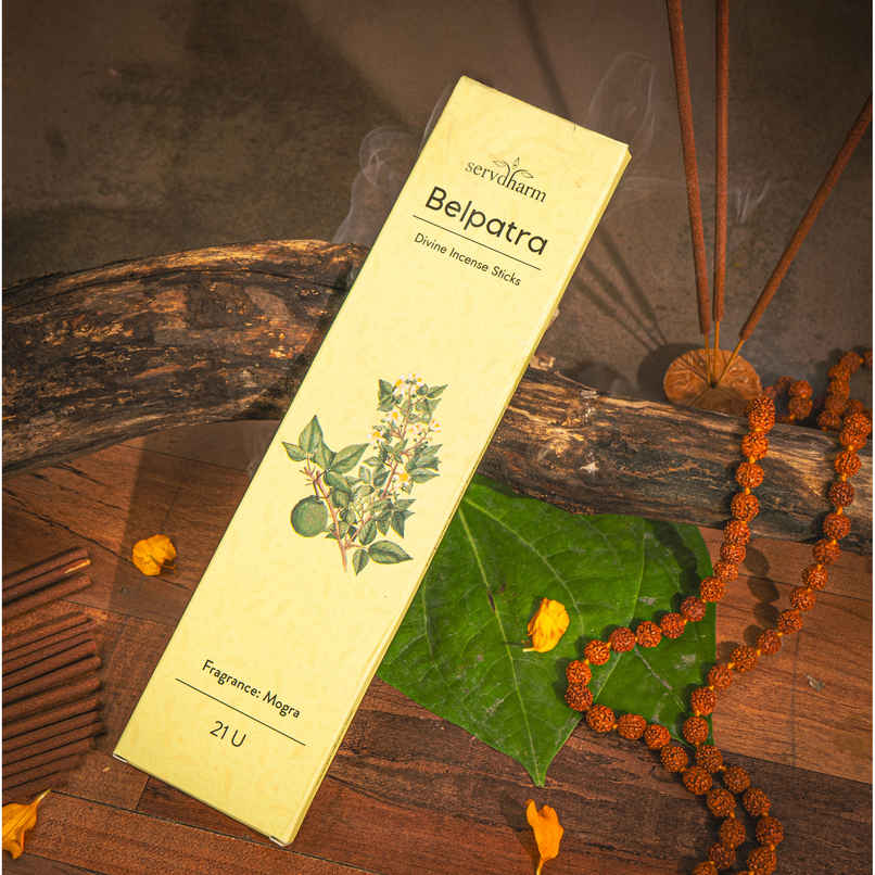 Belpatra Divine Incense Sticks | Fragrance Mogra | ServDharm