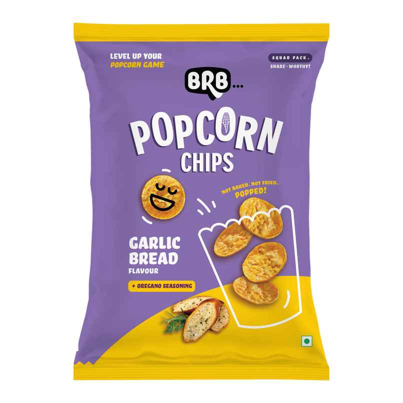 BRB Popcorn Chips Garlic Bread Flavour BRB Popcorn Chips Garlic Bread Flavour