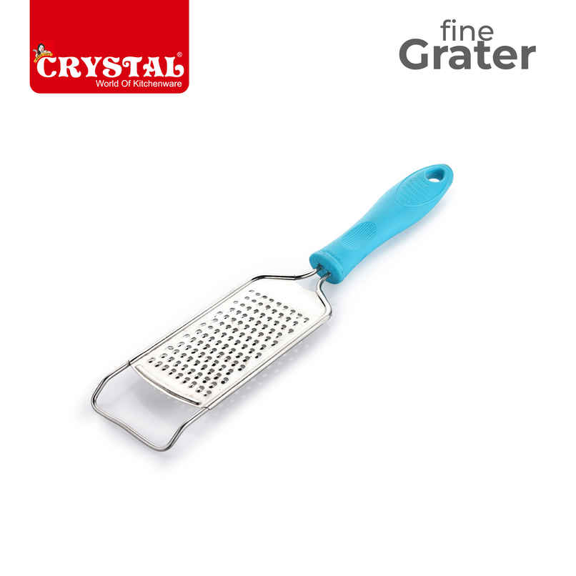 Crystal Stainless Steel Fine Grater, Multicolour