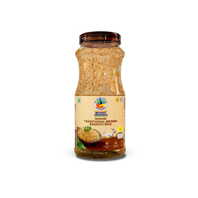 Bharat Organics Traditional Brown Basmati Rice Bharat Organics Traditional Brown Basmati Rice