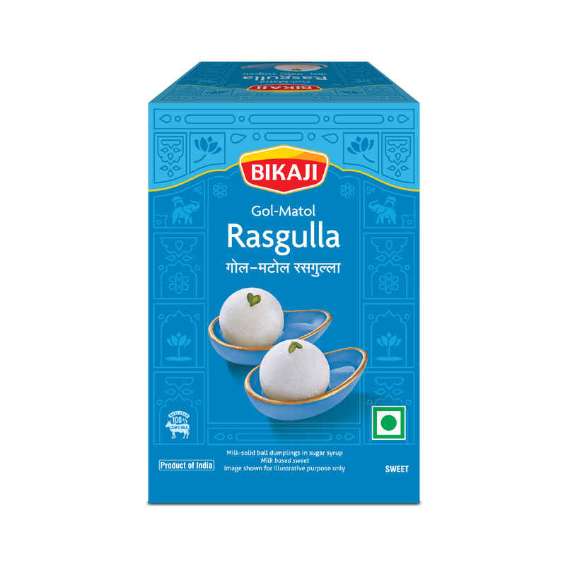Bikaji Gol-Matol Rasgulla | Soft & Juicy Sweet